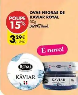 Pingo Doce Royal - ovas negras de kaviar promoção