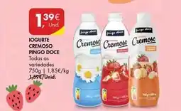 Pingo Doce Pingo doce - iogurte cremoso promoção