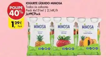 Mimosa - iogurte liquido