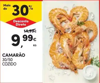 Camarão 30/50 cozido