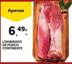 Continente Lombinhos de porco continente promoção