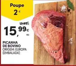 Continente Picanha de bovino promoção