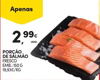 Continente Porção de salmão fresco promoção