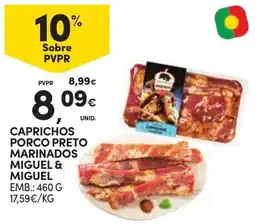Continente Caprichos porco preto marinados migue & migue promoção