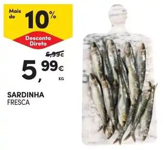 Continente Sardinha fresca promoção
