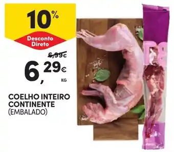 Continente Coelho inteiro continente (embalado) promoção