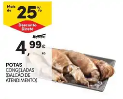 Continente Potas congeladas promoção
