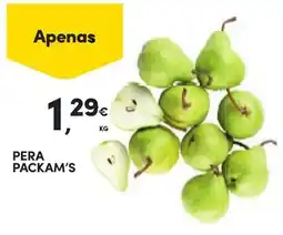 Continente Pera packam's promoção