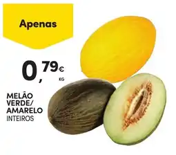 Continente melão verde/amarelo inteiros promoção