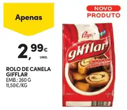 Continente rolo de canela gifflar promoção
