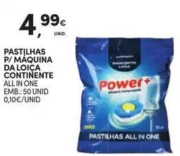 Continente Power+ pastilhas all in one promoção