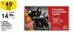 Continente Cerveja c/álcool super bock promoção