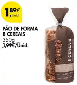 Pingo Doce Pão de forma 8 cereais promoção