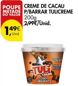 Pingo Doce Creme de cacau p/barrar tulicreme promoção