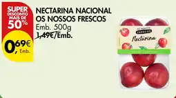 Pingo Doce Nectarina nacional os nossos frescos promoção
