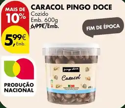 Pingo Doce caracol pingo doce promoção