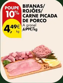 Pingo Doce Bifanas/rojões/carne picada de porco promoção