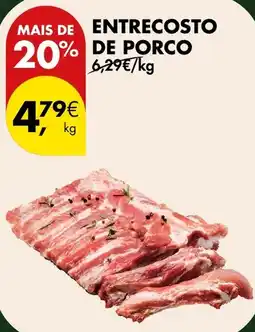 Pingo Doce Entrecosto de porco promoção