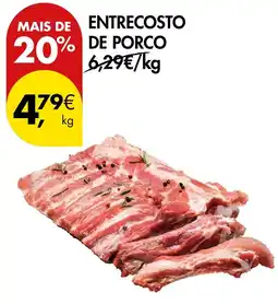 Pingo Doce entrecosto de porco promoção