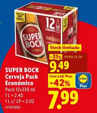 Super bock cerveja pack económico