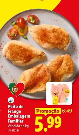 Lidl Peito de frango embalagem familiar promoção