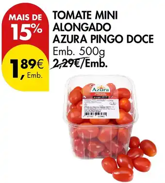 Pingo Doce tomate mini alongado azura promoção