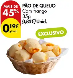 Pingo Doce Pão de queijo com frango promoção