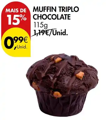 Pingo Doce Muffin triplo chocolate promoção