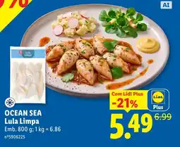 Lidl ocean sea lula limpa promoção