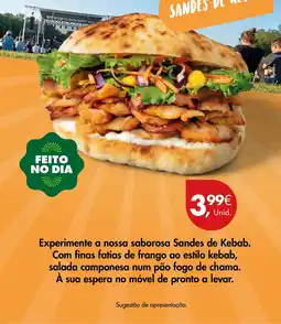 Pingo Doce Sandes de kebab promoção