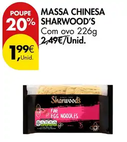 Pingo Doce massa chinesa sharwood's promoção