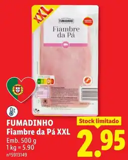 Lidl Fumadinho Fiambre da Pá XXL promoção