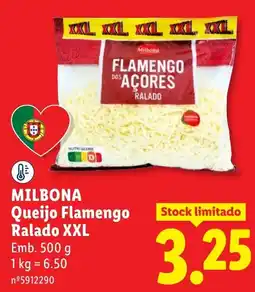 Lidl milbona queijo flamengo ralado xxl promoção