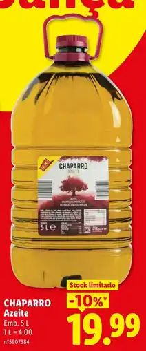 Lidl Chaparro azeite promoção