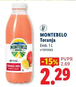 Lidl Montebelo toranja promoção