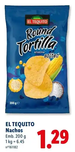 Lidl El tequito nachos promoção
