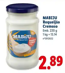 Lidl Mabiju Requeijão Cremoso promoção