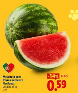 Lidl Melancia com Pouca Semente Nacional promoção