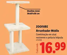 Lidl Zoofari arranhador médio promoção