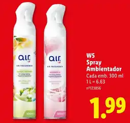 Lidl Air spray ambientador promoção