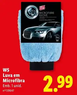 Lidl W5 Luva em Microfibra promoção