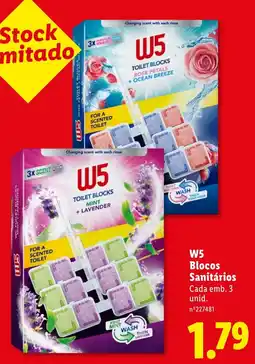 Lidl W5 blocos sanitários promoção