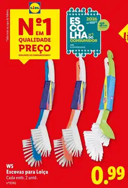 Lidl W5 Escovas para Loiça promoção