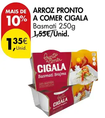 Arroz pronto a comer cigala