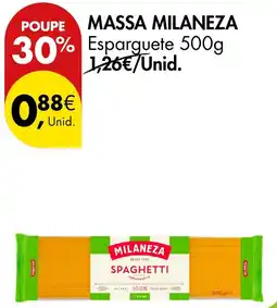 Pingo Doce Massa milaneza spaghetti promoção