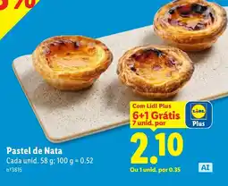Lidl Pastel de Nata promoção