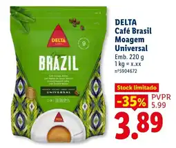 Lidl delta café brasil moagem universal promoção