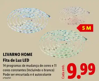 Livarno home fita de luz led