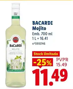 Lidl Bacardi Mojito promoção