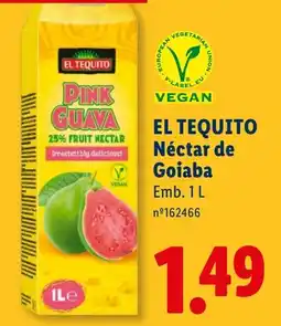 Lidl el tequito nectar de goiaba promoção